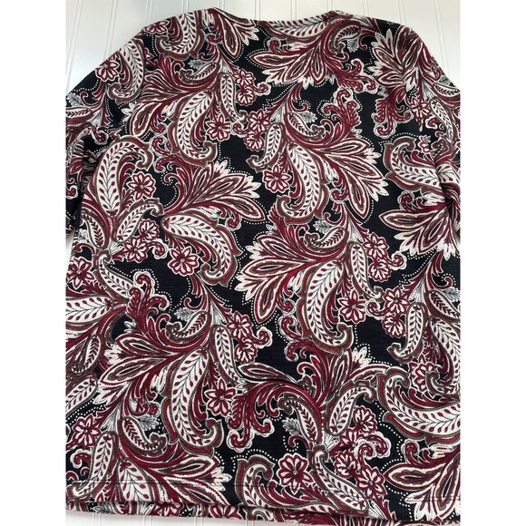 Croft & Barrow Small Petite 3/4 Sleeve Multicolor Blouse 30.7633 - Picture 9 of 12